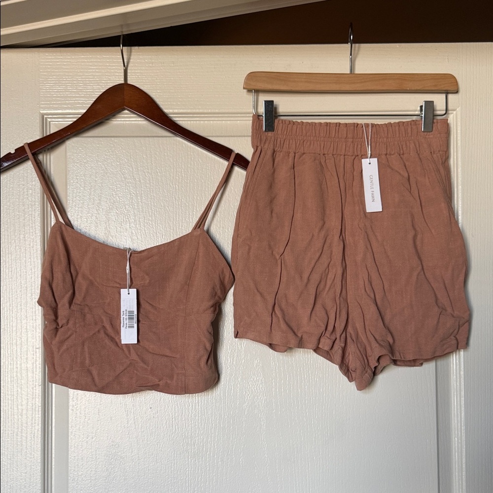 Gentle Fawn Terracotta Two-Piece Ensemble